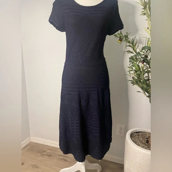 Navy Blue Talbots Dress - Picture 2 of 5